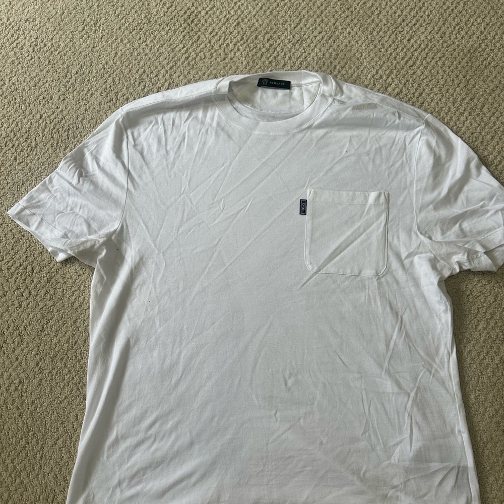 Versace White Short Sleeve Tee